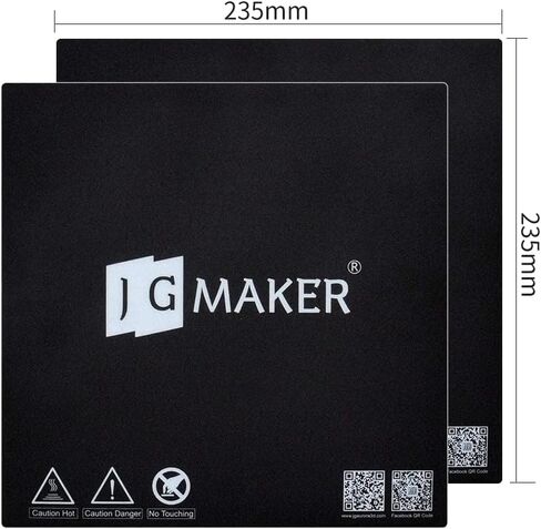 JGMAKER Magic 3D Printer Build Surface only Exclusive PVC board 235x235mm 2pack in Saudi Arabia