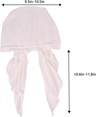 Pre Tied Chemo Head Scarf for Women - Slip On Bandana Headwrap Caps Cancer Turban Sleep Hair Cover Hat in Saudi Arabia