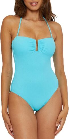 Trina Turk Women's Standard Coco Maillot One Piece Swimsuit, Adjustable, Tie Back, Bathing Suits in Saudi Arabia