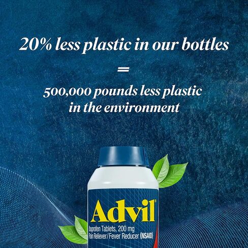 أدفيل ليكوي جل مسكن الألم ومخفض الحمى، دواء الألم للبالغين مع ايبوبروفين 200 ملغ للصداع وآلام الظهر وآلام الدورة الشهرية وتخفيف آلام المفاصل - 20 كبسولة مملوءة بالسائل in Kuwait