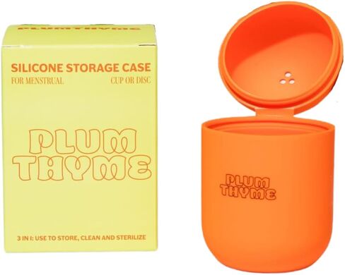 Storage and Cleaning Menstrual Cup or Disc Case and Sterilizer – Hygienic Ece-Friendly Period – Portable Cleaning Container & Microwave Steamer in Saudi Arabia