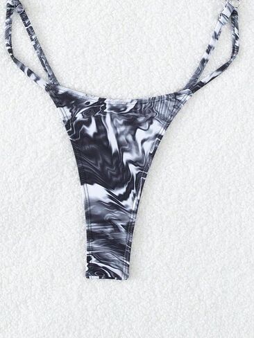 WDIRARA Women's Cut Out Triange Criss Cross Backless Thong Sexy One Piece Bathing Suit in Saudi Arabia