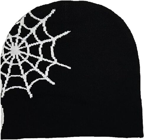 Women Beanie Y2k Letter Graphic Soft Warm Knitted Hats Men Winter Cap in Saudi Arabia