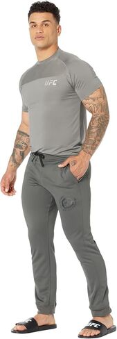 بنطال UFC® Basic Tech-Joggers للرجال - مثالي للصالة الرياضية والمشي والترفيه - 100% بوليستر - خصر قابل للتمدد in Kuwait