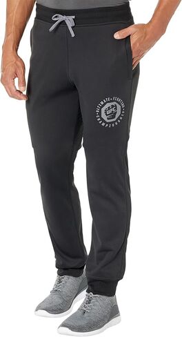 بنطال UFC® Basic Tech-Joggers للرجال - مثالي للصالة الرياضية والمشي والترفيه - 100% بوليستر - خصر قابل للتمدد in Saudi Arabia