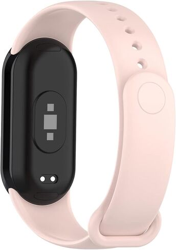 KOMI Watch Band Compatible with Xiaomi Mi Band 8,Soft Silicone Replacement band Sport Adjustable Wrist Strap for Women Men in Saudi Arabia