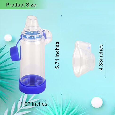 Adult and Kids Nessi OTC Spacer (Blue/Adult) in Saudi Arabia