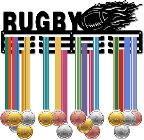 CREATCABIN Figure Skating Medal Hanger Display Medal Holder Rack Sports Metal Hanging over 60 Medals Athlete Awards Iron Wall Mount Decor for Home Badge Race Competition Medalist Black 15.7x5.9Inch in Saudi Arabia