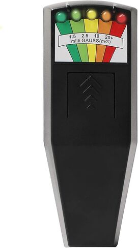LED Magnetic Field Detector Ghost Hunting Paranormal Equipment Tester Portable Counter (Black, 1 PC) in Saudi Arabia