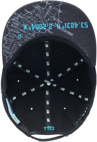 مانشستر سيتي - قبعة Locale Flat Peak Snapback باللون الأسود in Saudi Arabia