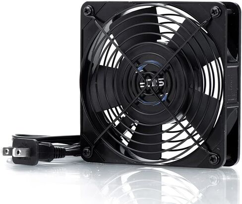 AXIAL 12025، مروحة مافن هادئة، 110 فولت 115 فولت 120 فولت تيار متردد 120 مم × 25 مم مروحة تبريد محورية كرة مزدوجة للمعدات الإلكترونية in Kuwait