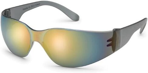 Gateway Safety 469M UL-Certified StarLite Safety Glasses, Blue Mirror Lens, Gray Temple (Pack of 10) in Saudi Arabia