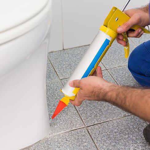 33-in-1 Universal Caulking Kit: Durable Stainless-Steel Nozzle Set with Integrated Rubber Tools for Kitchen and Bathroom Applications in Kuwait