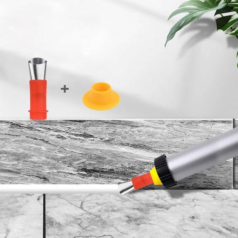 33-in-1 Universal Caulking Kit: Durable Stainless-Steel Nozzle Set with Integrated Rubber Tools for Kitchen and Bathroom Applications in Kuwait