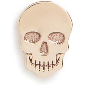 Zoe Chicco Women's 14k Gold Single Itty Bitty Skull Stud