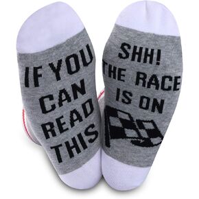 2 PAIRS Racing Game Gift Race Car Gift If You Can Read This SHH The Race Is On Racing Fans Gift