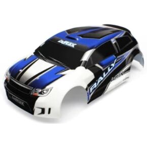 Traxxas Body, Latrax Rally, Blue (Painted)/Decals