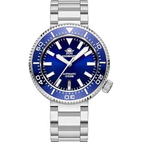 ADDIESDIVE Diver 1000M Mens Dive Watch 45MM Automatic with Exhaust Valve Luminous Synthetic Sapphire Crystal