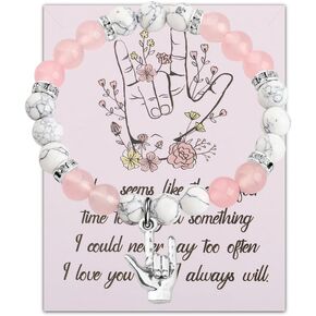 ASL American Sign Language Gift I Love You Hand Necklace ASL Jewelry for Deaf Interpreter Teacher ASL Gesture Gift