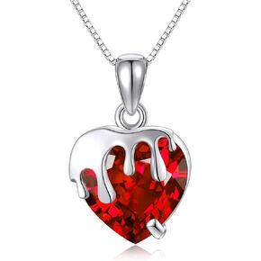 Stethoscope/Paw Print/Opal/Rose/Heart Honey/Sunflower Urn/Sister Necklace S925 Sterling Silver Pendant Jewelry Necklace Christmas Gifts for Women Girls