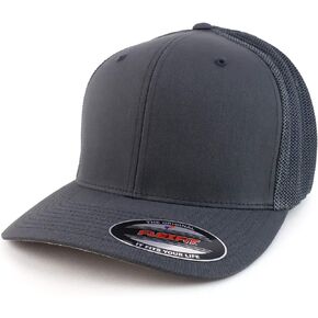 Armycrew Oversize Structured Flex Fitted Mesh Back Flexfit Baseball Cap