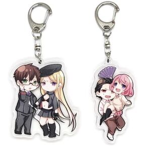 EBTY DREAMS Inc. - Set of 2 Noragami Acrylic Keychain Bishamon, Kazuma, Kofuku, Daikoku v1