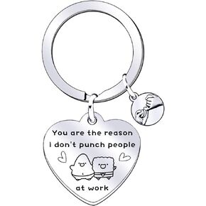 Coworker gifts Coworker Keychain Colleague Gifts for Birthday Christmas funny Coworker Gifts for leaving Birthday Gifts for Coworker Friends Work Bestie Friend Leaving Away Farewell Present