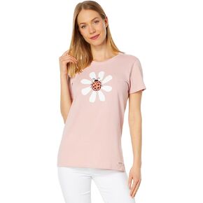 Life is Good Women's Daisybug Short Sleeve Crusher Tee