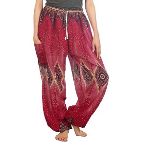 LOFBAZ Harem Pants for Women S-4XL Plus Yoga Boho Hippie Beach Travel Lounge PJs in Kuwait