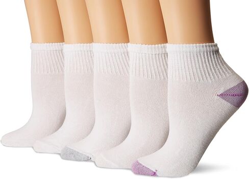 Gildan Flat Knit Ankle Socks, 10 Pairs in Saudi Arabia