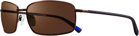 النظارات الشمسية تيت: مرشحات عدسة مستقطبة للأشعة فوق البنفسجية، إطار معدني مستطيل صغير in Kuwait