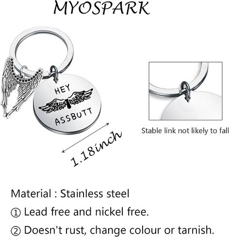 هدية مستوحاة من برنامج MYOSPARK التلفزيوني كاستيل، هدية سلسلة مفاتيح Hey Assbutt للمعجبين in Kuwait