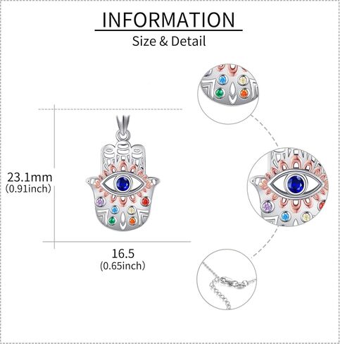 سماعة الطبيب CUPENDA / طباعة مخالب / أوبال / وردة / عسل القلب / جرة عباد الشمس / قلادة الأخت S925 قلادة من الفضة الاسترليني قلادة مجوهرات هدايا عيد الميلاد للنساء والفتيات in Kuwait