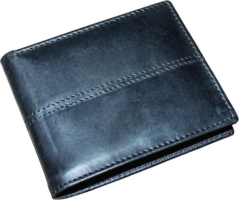 Leather Wallets For Men - Slim Bifold Wallet For Men Leather With Advanced RFID Protection & Extra Capacity Slots - Genuine Leather Wallets For Men - Gifts For Men in Saudi Arabia