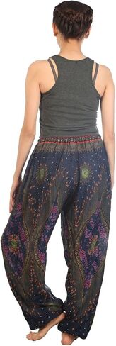 LOFBAZ Harem Pants for Women S-4XL Plus Yoga Boho Hippie Beach Travel Lounge PJs in Saudi Arabia