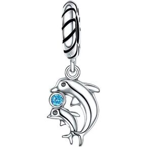 Wonderful Ocean Underwater World 925 Sterling Silver Bead Shark Turtle Tropical Fish Charm Fit Original Bracelet