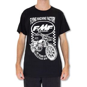 FMF Madness Tee - Crew Neck Mens T Shirt, Motocross, Dirt Bike T Shirts Blk