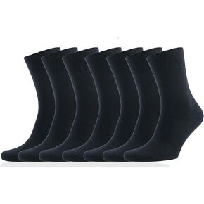 Men's Performance Cotton Cushioned Athletic Crew Socks 7 packs