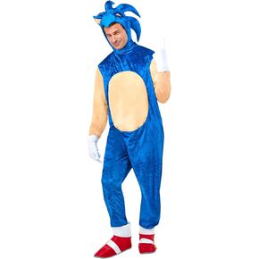 Rubie's Adult Sonic Deluxe Costume, As Shown