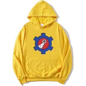 WOSHOW Anime SK8 the Infinity Reki Pullover 3D Print Hoodie Cosplay Costume Coat Jacket Yellow Sweatshirt
