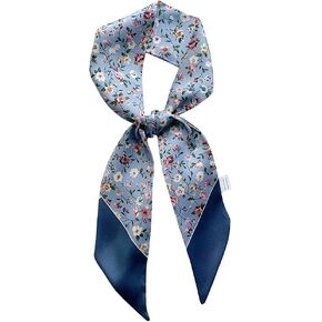 DEOIRC Fashion Literary Floral Bag Handbag Ribbon Scarf Package Band Hair Head