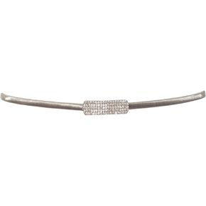 eVogues Plus size Rhinestone Metal Elastic Waist Belt