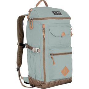 Eddie Bauer Bygone 30L Backpack with Top Loading Knapsack, Light Heather Grey
