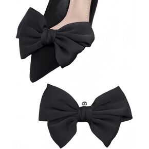 Shoe Clips for women Elegant Bow Detachable Shoe Buckles 2PCS Shoe Boot Decoration Elegant Wedding Party Shoe Accessories