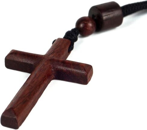 ZYUCWTS Wooden Cross Pendant Necklace for Men Women Boy Girls,Natural Cross for Rearview Car Mirror Pendant,Handcrafted Wood Cross Necklace Jewelry Gift,Religious Pendant Necklace in Kuwait