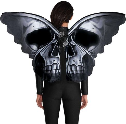 Skeleton Butterfly Wings- Black | One Size- 1 Pc in Saudi Arabia