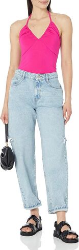 The Drop Women's Eshika Essential Halter Tank in Saudi Arabia