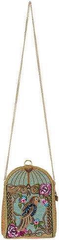 Mary Frances Pretty Parrot Beaded Crossbody Handbag, Multi in Kuwait