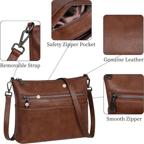 Iswee Crossbody Bag for Women Leather Purses Fashion Designer Handbags in Kuwait