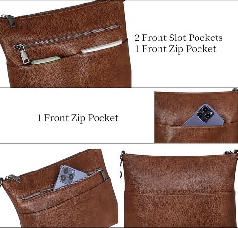 Iswee Crossbody Bag for Women Leather Purses Fashion Designer Handbags in Kuwait